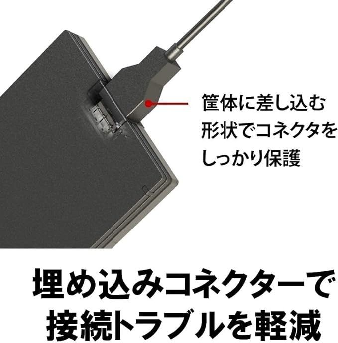 ■美品■BUFFALO　外付け ポータブル SSD　500GB■Win/Mac/PS5/PS4対応 USB3.2　コンパクト/高速