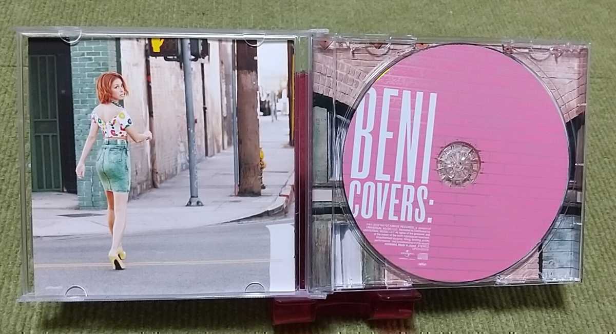 【名盤！】BENI COVERS ベニ カバーCDアルバム 奏 ロビンソン 桜坂 いとしのエリー 瞳をとじて ラブストーリーは突然に 他13曲 ベスト best_画像3