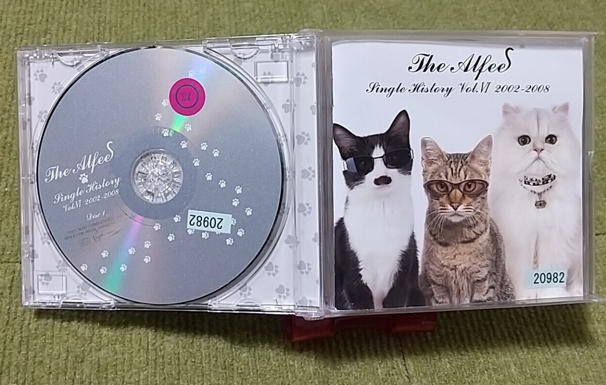 【名盤！】THE ALFEE Single History Vol.Ⅵ 2002-2008 ベストCDアルバム 太陽は沈まない タンポポの詩 希望の橋 星空のディスタンス best_画像2