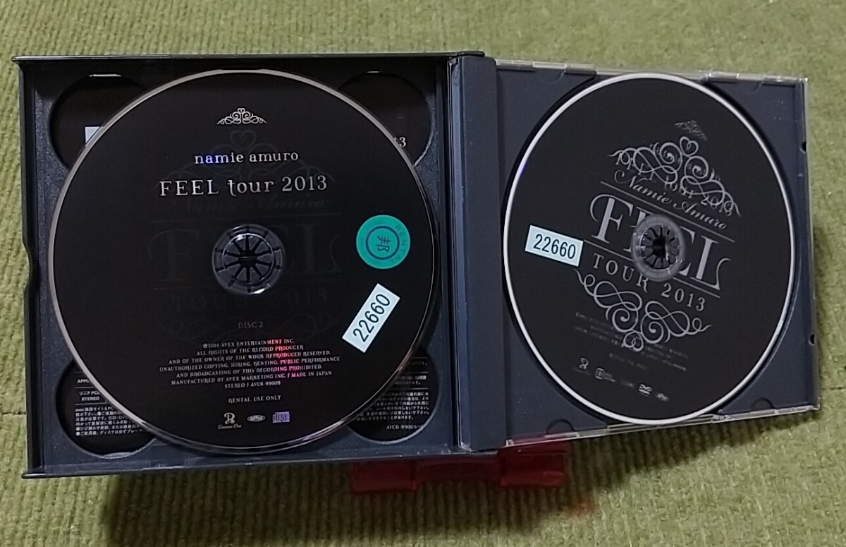 【名盤！】安室奈美恵 FEEL TOUR 2013 ライブCDアルバム レンタル限定盤 DVD付き Alive make it happen Love story Poison best ベスト_画像2