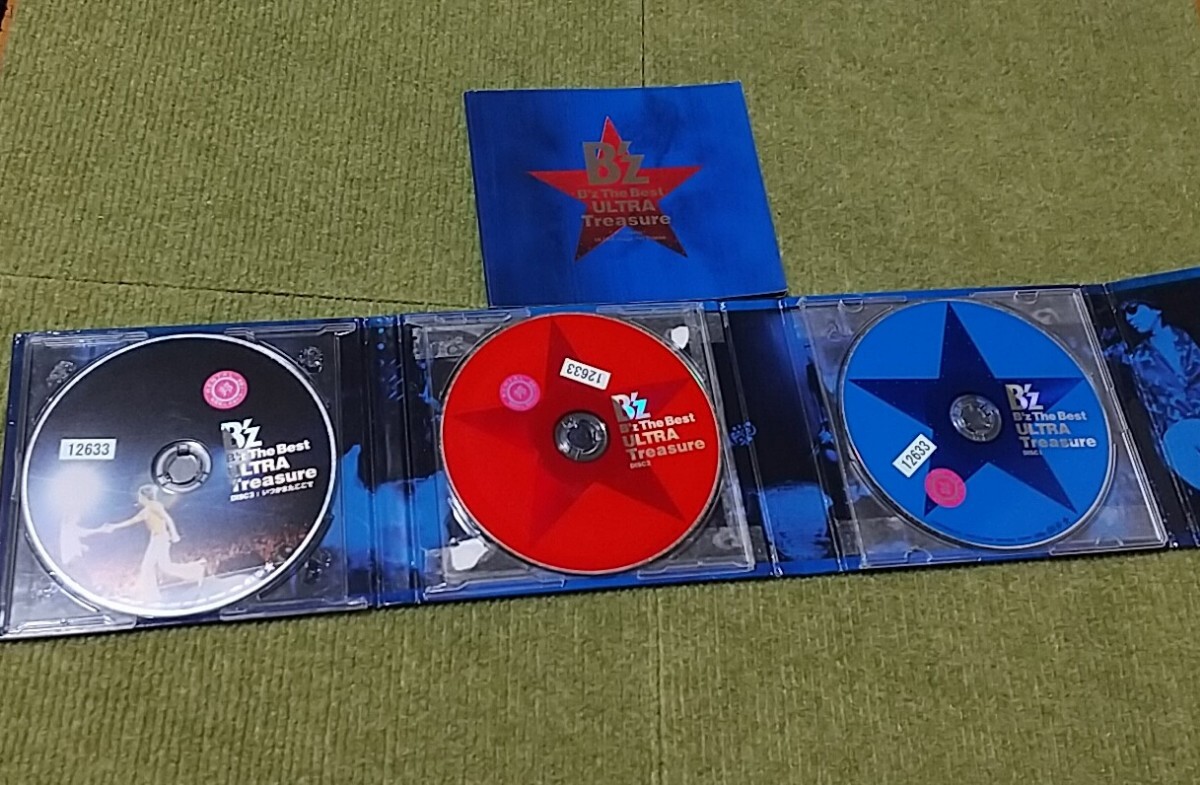 【名盤！】B'z The Best ULTRA Treasure ベストCDアルバム 3枚組 ライブDVD付き blowin time 月光 恋心 Brotherhood Home 他 稲葉浩志の画像2