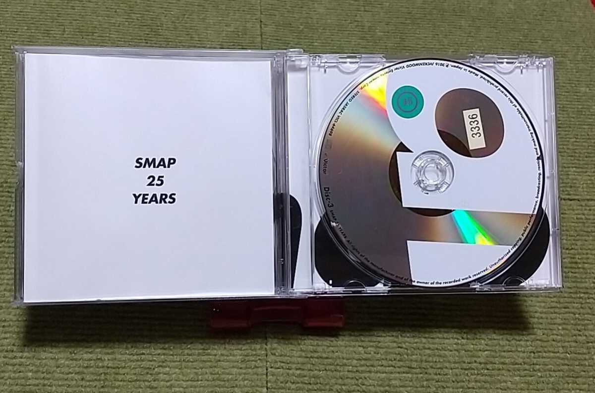 【超名盤】SMAP 25 YEARS ベストCDアルバム best ３枚組 夜空ノムコウ ありがとう 世界に一つだけの花 がんばりましょう STAY 他50曲_画像3