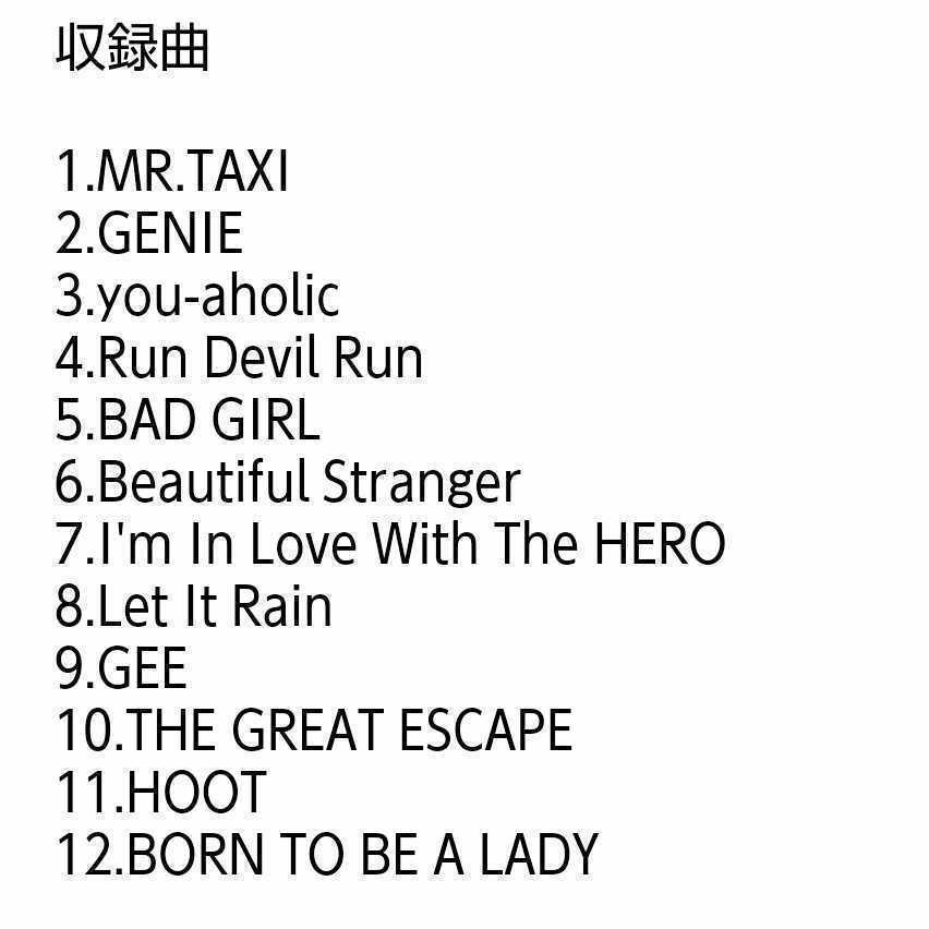 【名盤！】少女時代 GIRLS' GENERATION JAPAN 1st ALBUM ガールズジェネレーション ベスト best Mr. taxi GENIE Gee run devil run 他_画像1