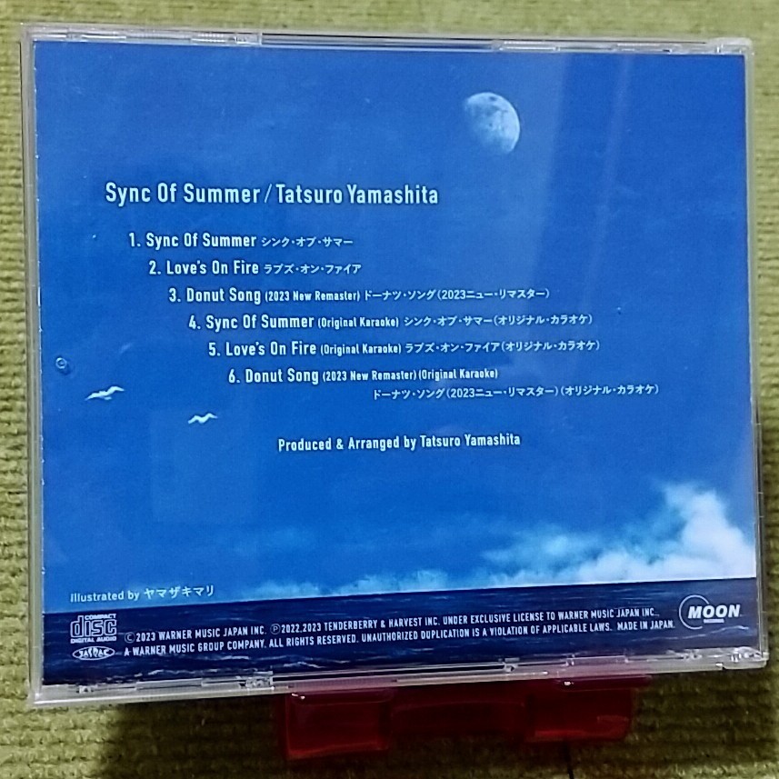 【名盤！】山下達郎 Sync Of Summer シングルCD シンクオブサマー Donut Song 2023 Love's On Fireの画像3