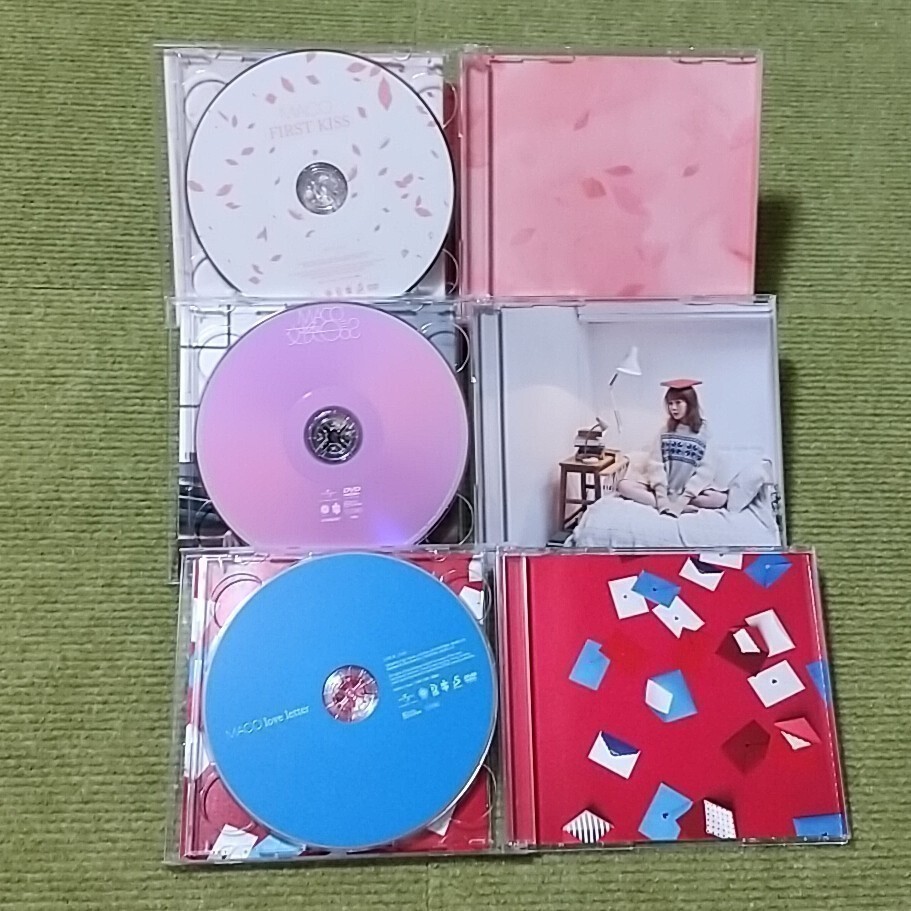 【名盤！】MACO FIRST KISS 交換日記 love letter CDアルバム セット 初回限定盤DVD付き マコ 手紙 ふたりずっと best ベスト_画像3