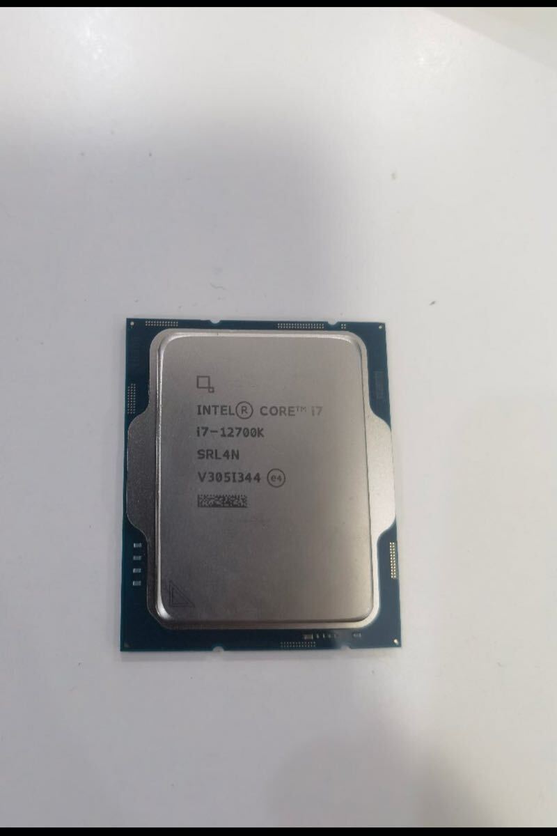 Intel i7 12700K 1700LGA 中古 CPUの画像1