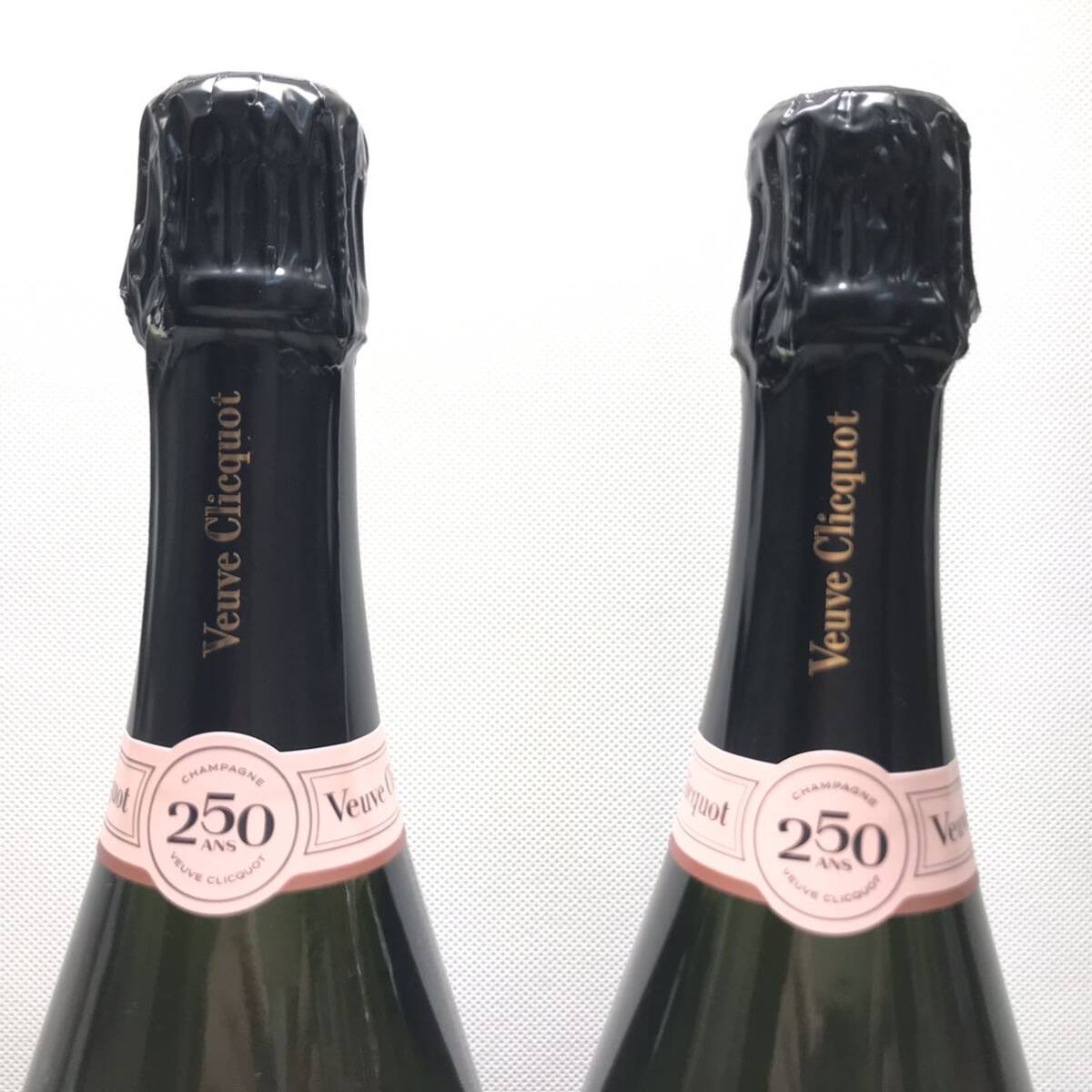 【大黒屋】ヴーヴクリコ ロゼ ローズラベル 2本セット 750ml 12.5% シャンパン Veuve Clicquot ROSE 未開栓_画像3