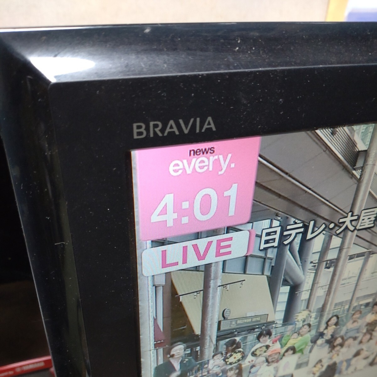 【店頭渡し推奨】 SONY BRAVIA ソニー ブラビア　KDL-19J5 液晶デジタルテレビ 19型　2009年製　リモコン付き　中古　現状渡し_画像3