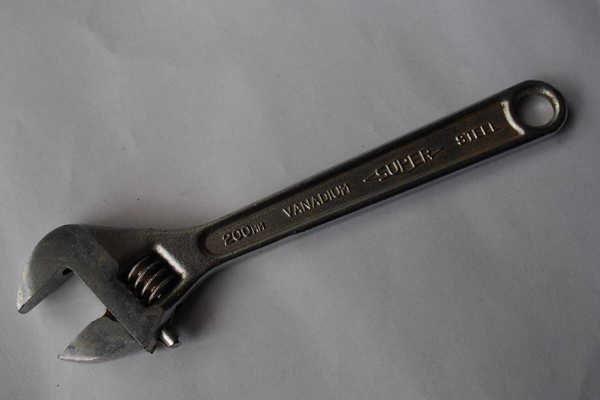 Super Tool super tool monkey wrench 200. day . Koki ** Vintage tool **