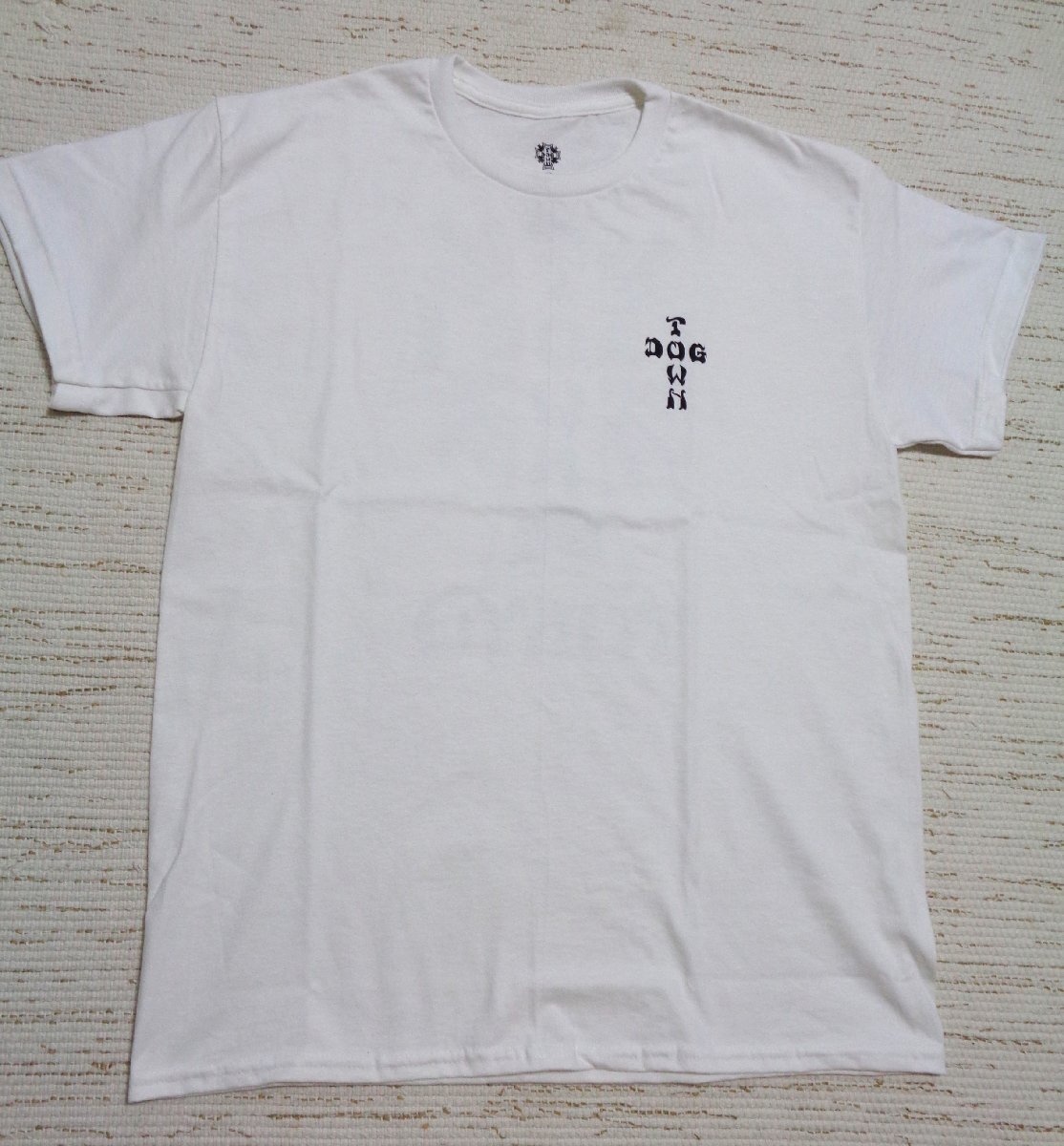 セール DOG TOWN ドッグタウン DOG TOWN TOKYO バックプリント クロス Tシャツ 半袖 白 L DT0101033T メンズ 人気_画像3