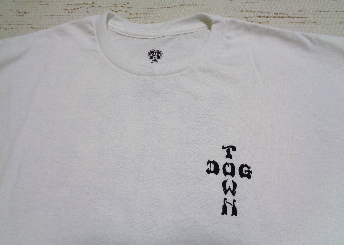 セール DOG TOWN ドッグタウン DOG TOWN TOKYO バックプリント クロス Tシャツ 半袖 白 XXL DT0101033T メンズ 人気_画像5