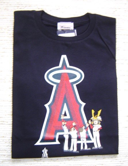 セール15% Fanatics ファナティクス エンゼルス ロゴ 大谷翔平 カブト Tシャツ 半袖 KABUTOシリーズ ML0123SS-41 紺 M メン_画像6