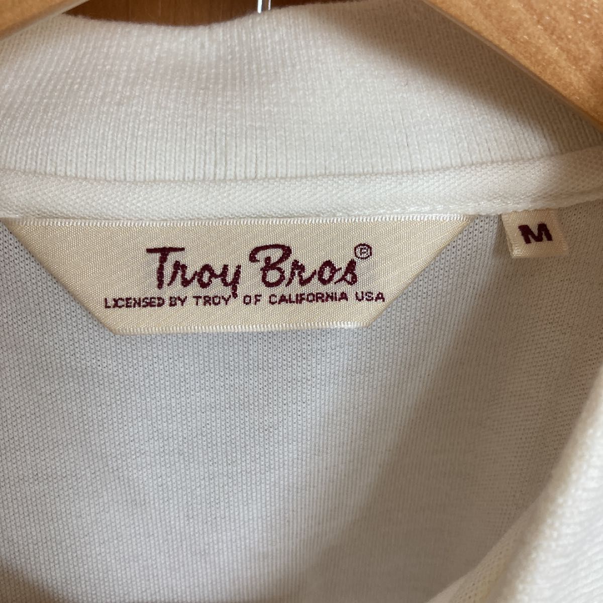 ポロシャツ長袖　メンズ　Troy Bros   Mサイズ　ゴルフ
