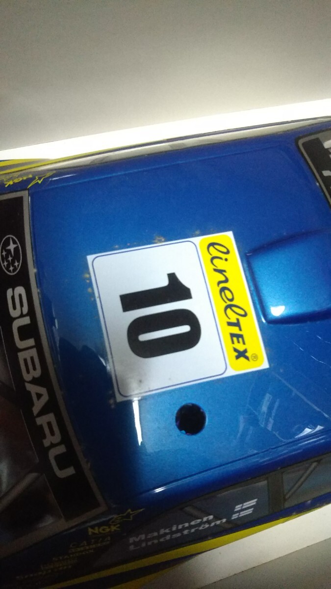  ラジコン hpiジャパン ナイトロRS4 RTRスバルインプレッサ WRC リミテッドエディション 完成品 未走行品 シリアル NO. グッズ付きの画像10
