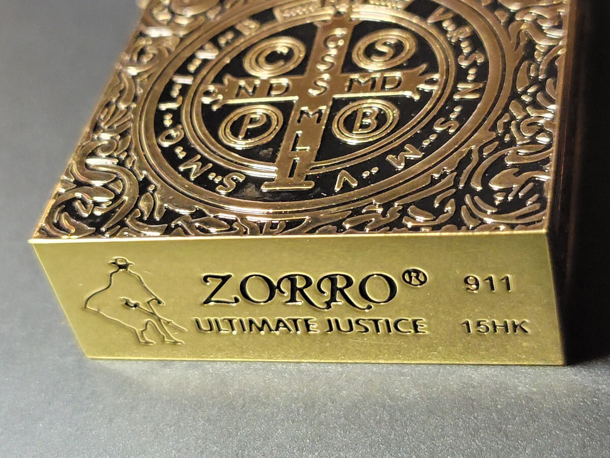 新品未使用  コンスタンティン  ZORRO ムービーサイズ  オイルライター ゴールド CONSTANTINEの画像3