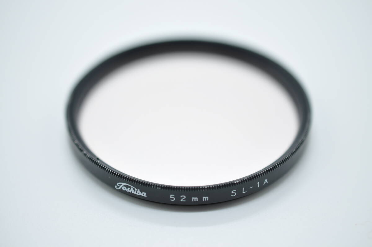 中古品★Toshiba 東芝 SL-1A カメラ用 レンズフィルター 52mm ★0424-53_画像1