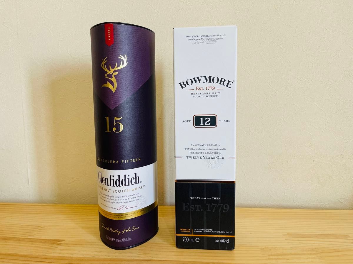 グレンフィディック15年、ボウモア12年、ウイスキー各種 Glenfiddich BOWMORE