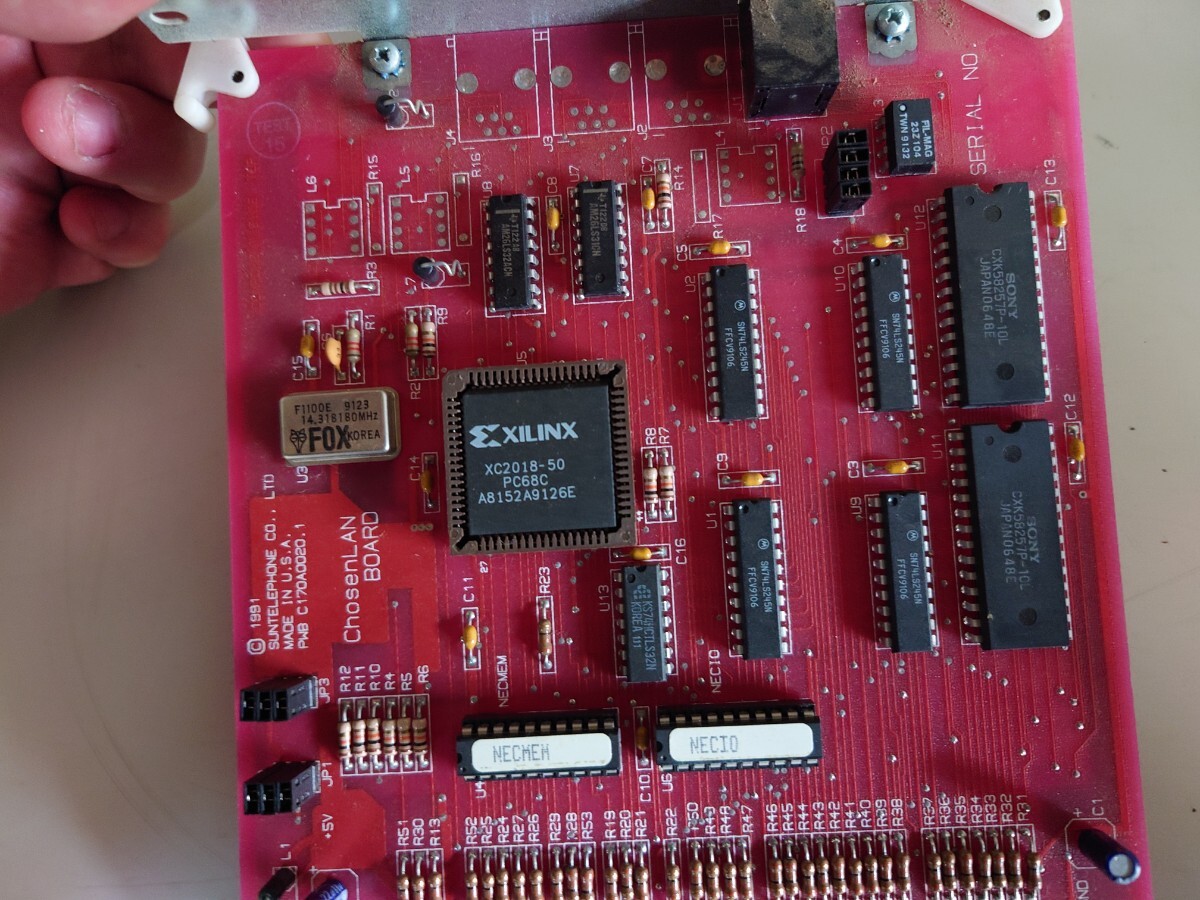 NEC PC-9801 серии C автобус специальный LAN панель подробности неизвестен б/у товар 4 шт. комплект 