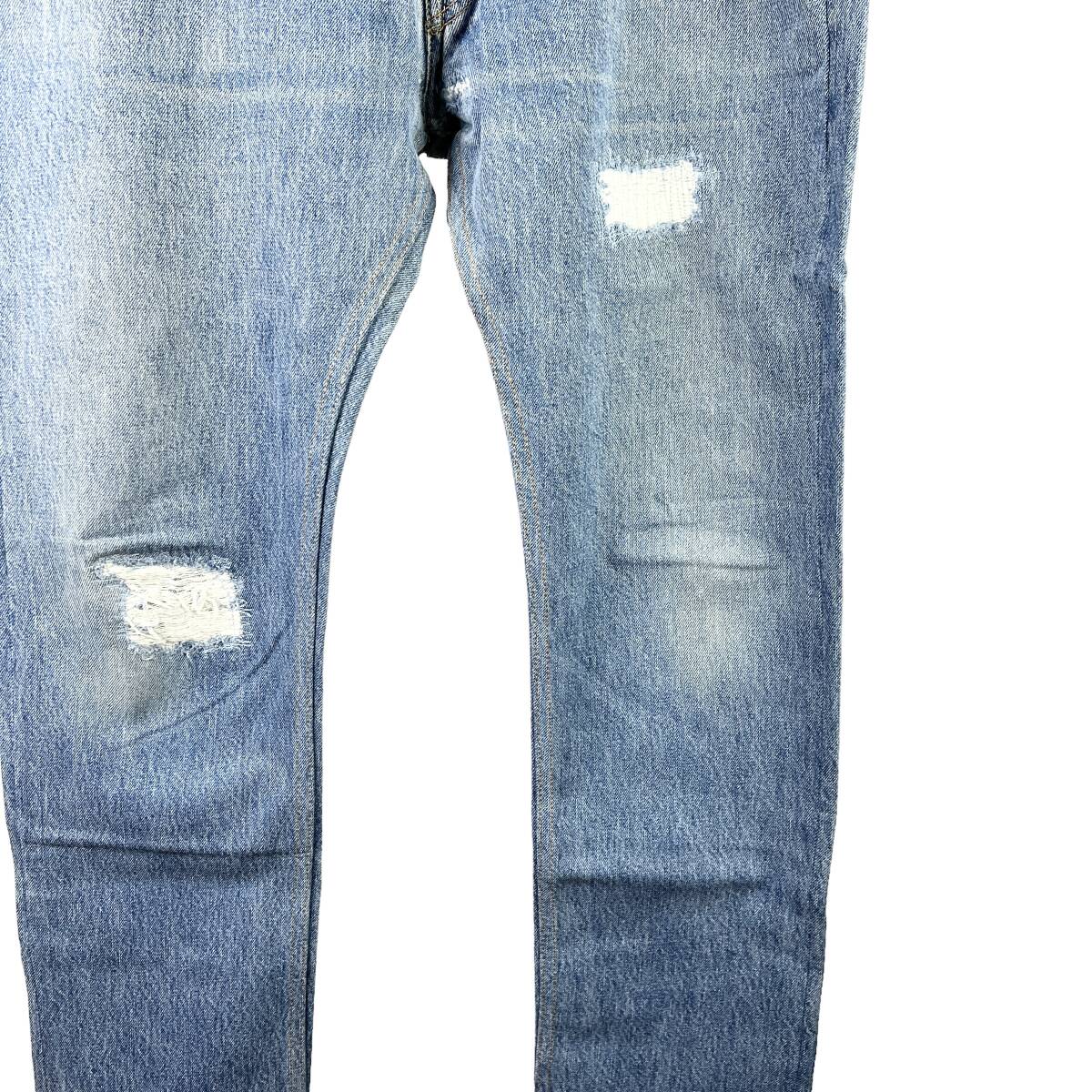 Levis(リーバイス) x ReDone Damaged Slim Straight Denim Pants (indigo)_画像4