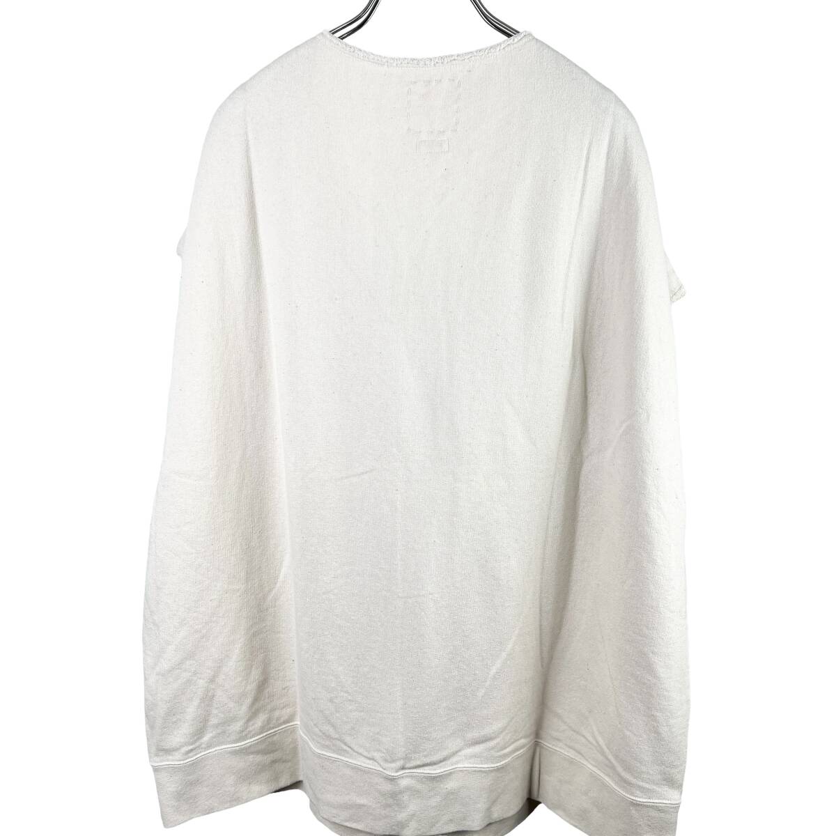 VISVIM(ビズビム) MONDO SWEAT S/L (C/WS) Nosleeve T Shirt (beige)の画像5