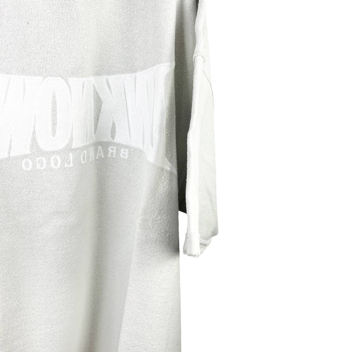 Vetements(ヴェットモン) Mirrored Writing Big Size T Shirt (white)