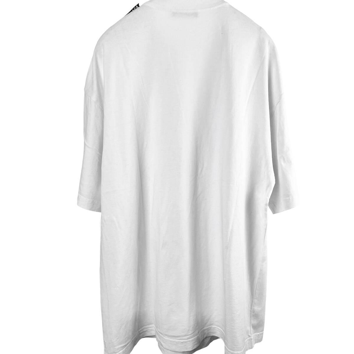 Balenciaga(バレンシアガ) Shoulder Logo Tag T Shirt (white)