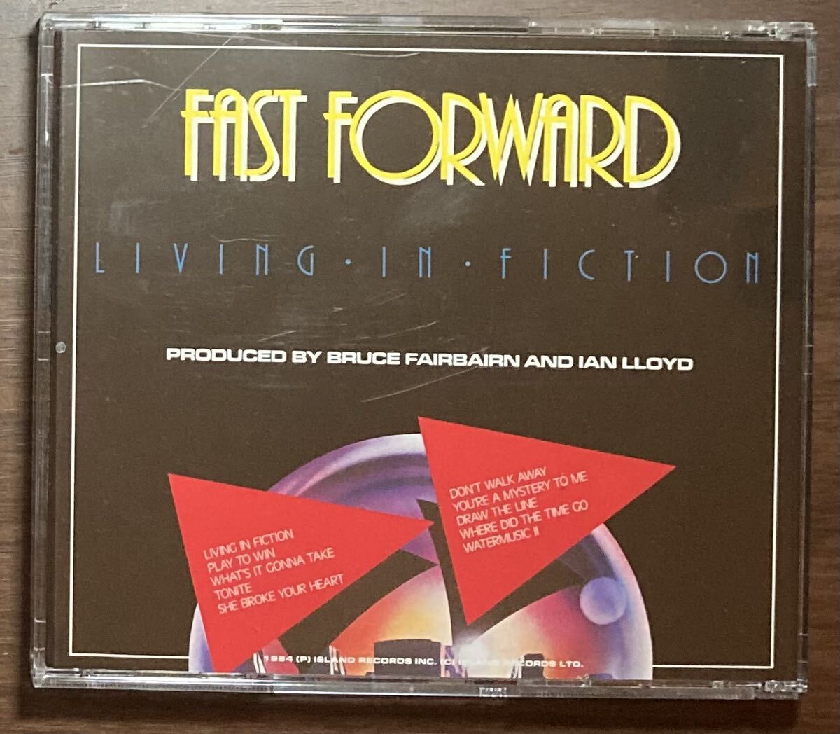 ブルース・フェアバーン在籍バンド！【カナダ産メロハー / 産業ロック】FAST FORWARD / Living In Fiction コレクターズプレスCD輸入盤の画像2