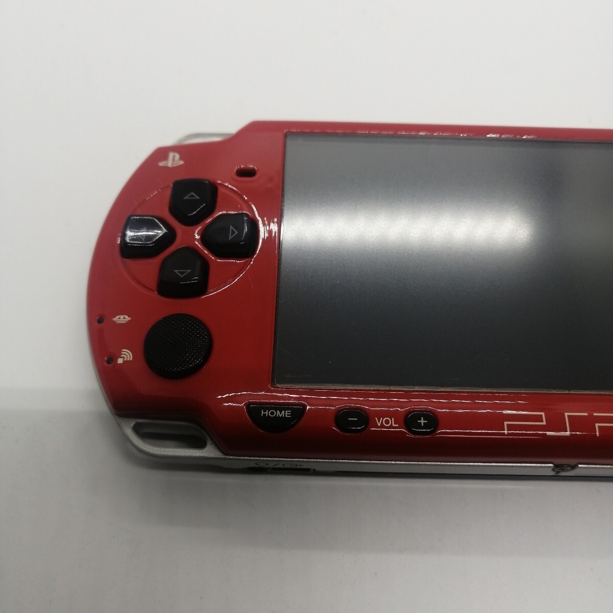 SONY PSP-2000 ギレンの野望 モデル レッド 本体 初期化 画面シール 通電確認 バッテリーパックなし ネコポス 税なしの画像5