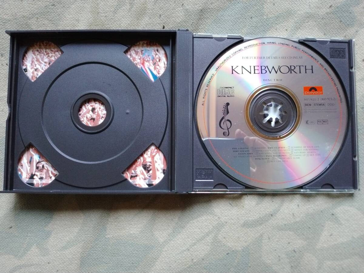 CD ネブワース1990 POCP-9001/2 KNEBWORTH THE ALBUM Tears For Fears Status Quo Paul McCartney Pink Floyd Genesis Dire Straitsの画像4