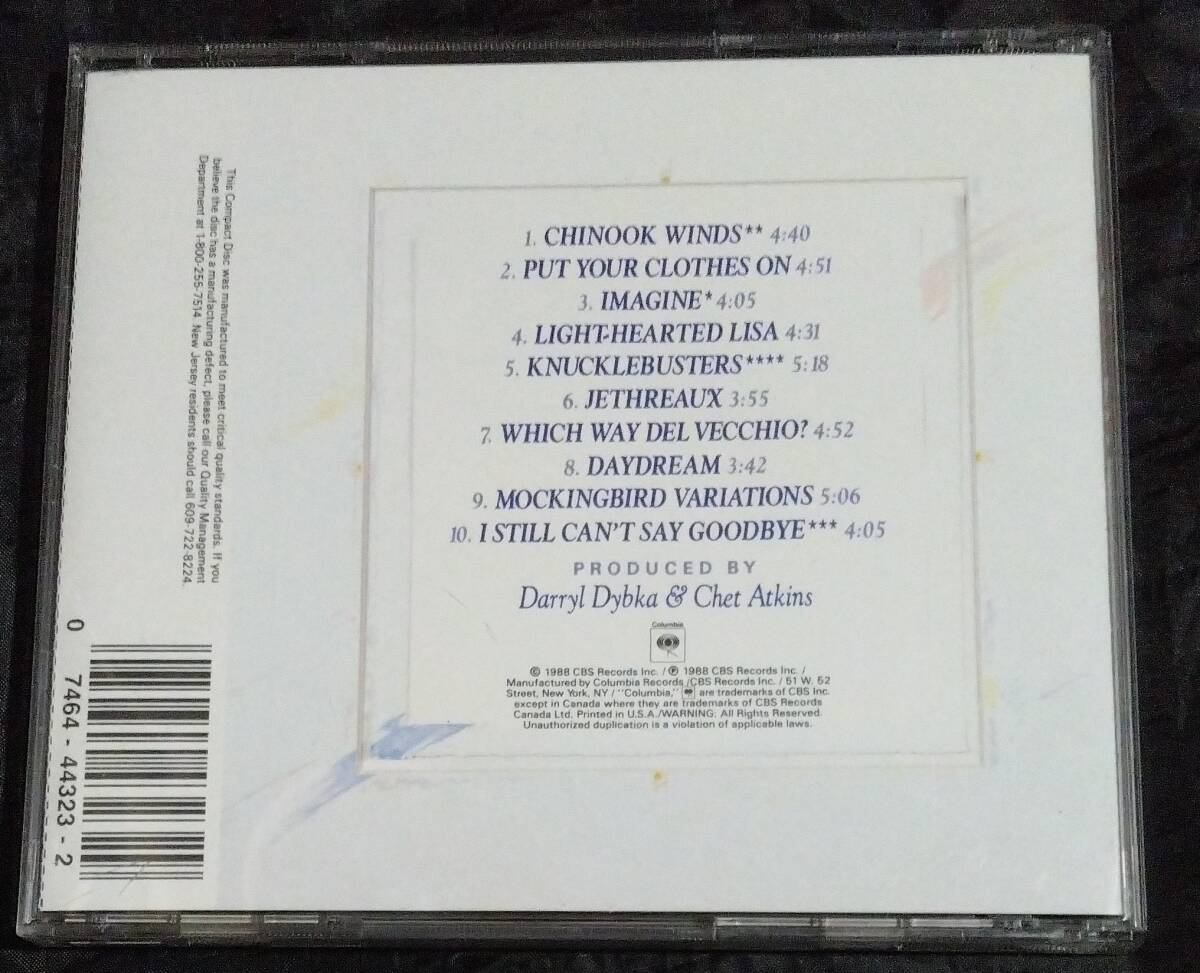 CD/チェット・アトキンス/ 海外盤/Chet Atkins C.G.P /CK 44323_画像2