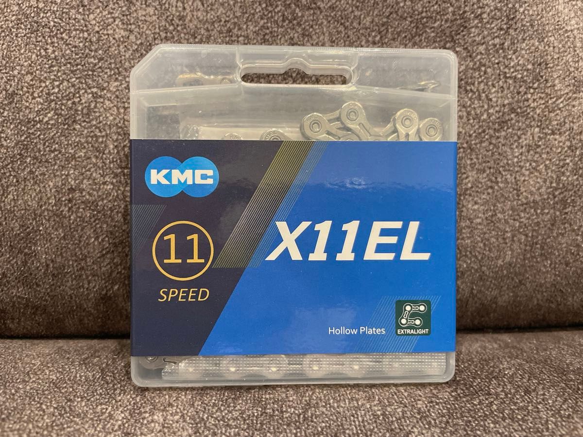 【新品未使用】 KMC X11EL 軽量チェーン 11速用 シルバー