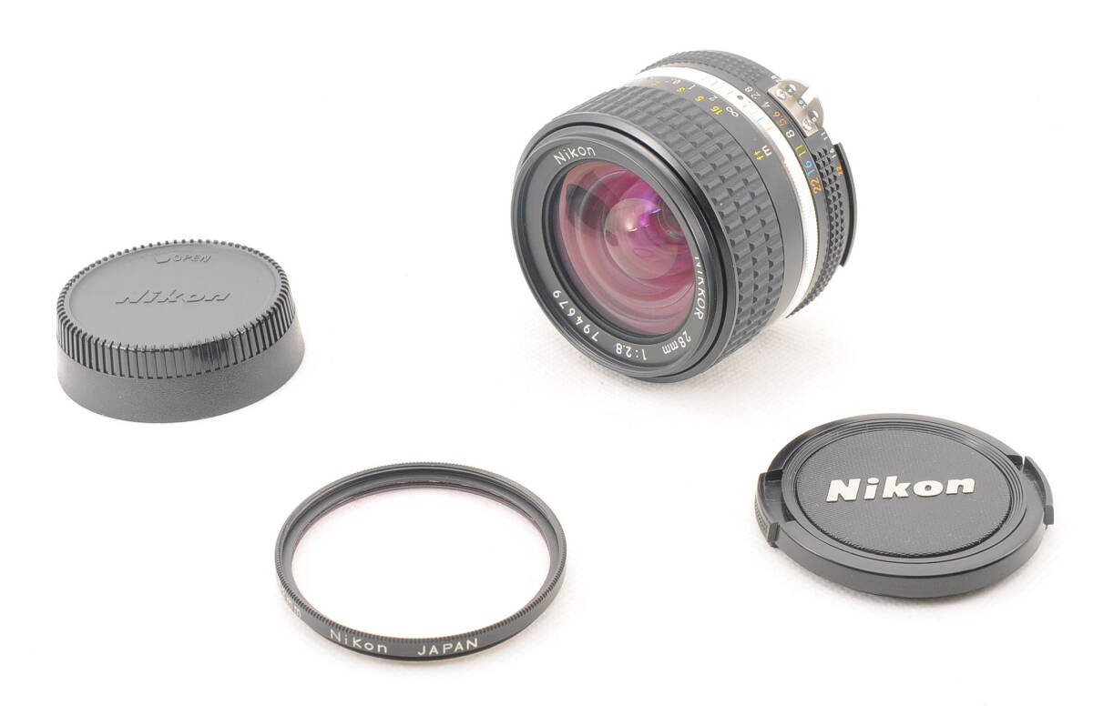 Nikon ニコン Ai-S NIKKOR 28mm F2.8 広角 単焦点レンズ_画像10