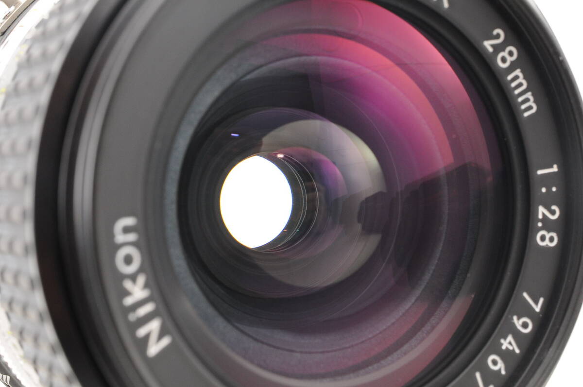 Nikon ニコン Ai-S NIKKOR 28mm F2.8 広角 単焦点レンズ_画像7