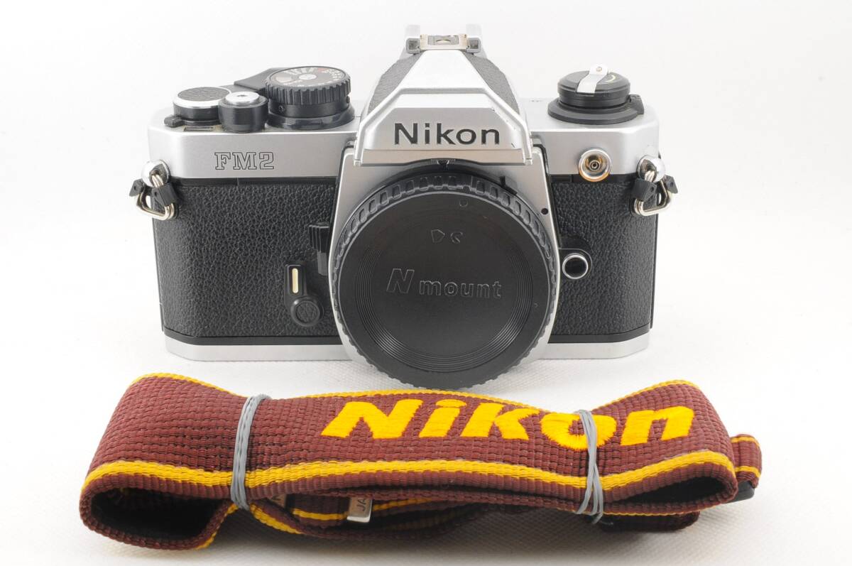 Nikon ニコン NEW FM2 シルバー ボディ 862万台 後期 CEマーク入りの画像10