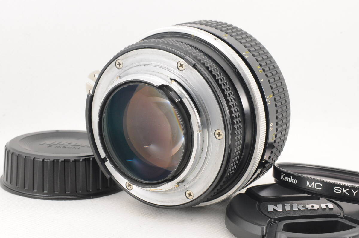 Nikon Nikon Ai NIKKOR 55mm F1.2 single burnt point lens 