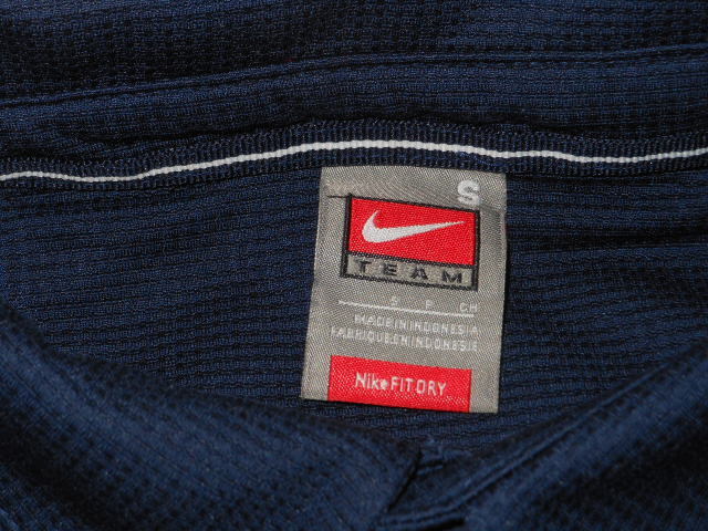 [ free shipping. ] *NBA NFL MLBdo rough to player .. sport a little over ..* rare rare article yuta university Nike NIKE polo-shirt navy blue color * width of a garment 53cm dress length 75cm