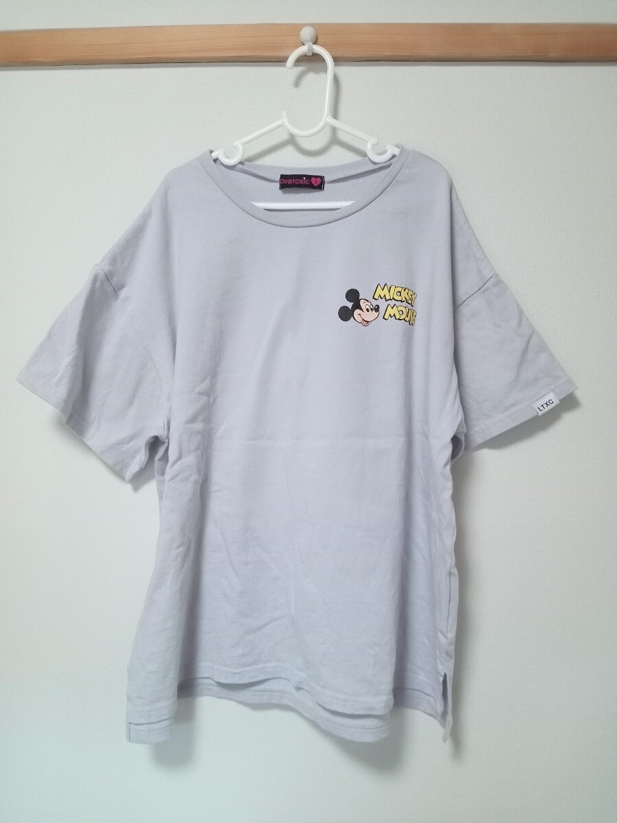 ラブトキシック(Lovetoxic) DISNEY バックプリント半袖Tシャツ S（140）ディズニー_画像1