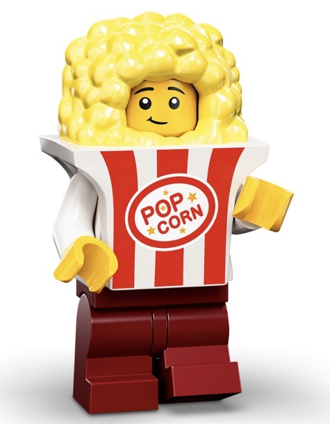 即決　新品　未使用　LEGO レゴ 71034 ミニフィグ シリーズ 23　ポップコーンコスチューム 　着ぐるみ　 Popcorn Costume ミニフィギュア_画像1