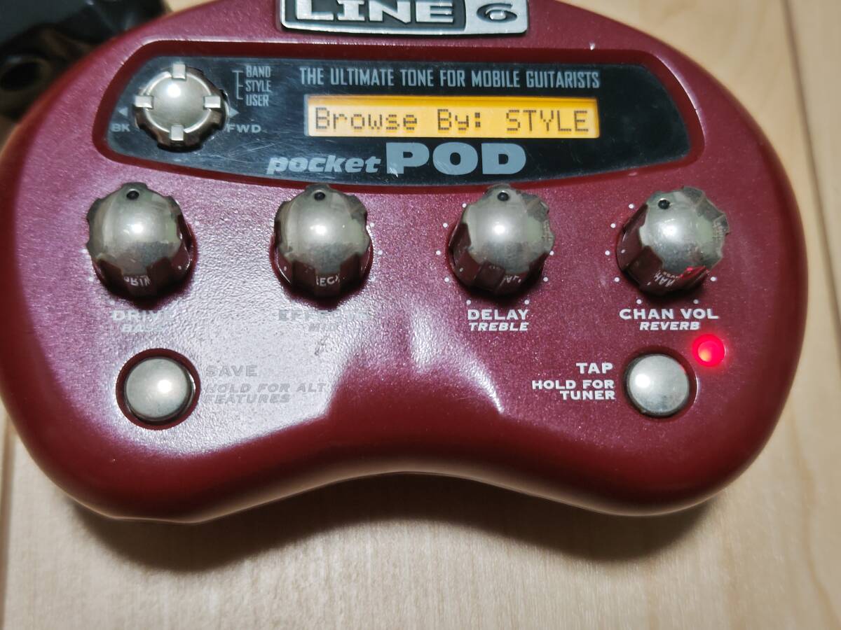 Line6 Pocket POD 動作品 アンプシミュレーター・マルチエフェクターの画像1