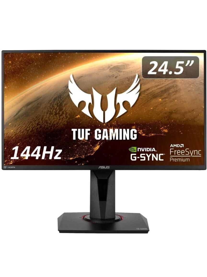 ASUS TUF Gaming ゲーミングモニター VG259Q 24.5インチ フルHD IPS 144Hz