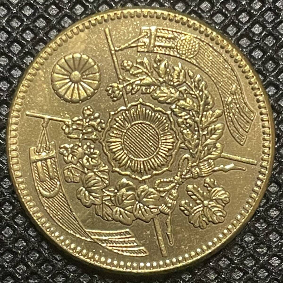 近代貨幣 新5円金貨 明治13年 アンティーク_画像2