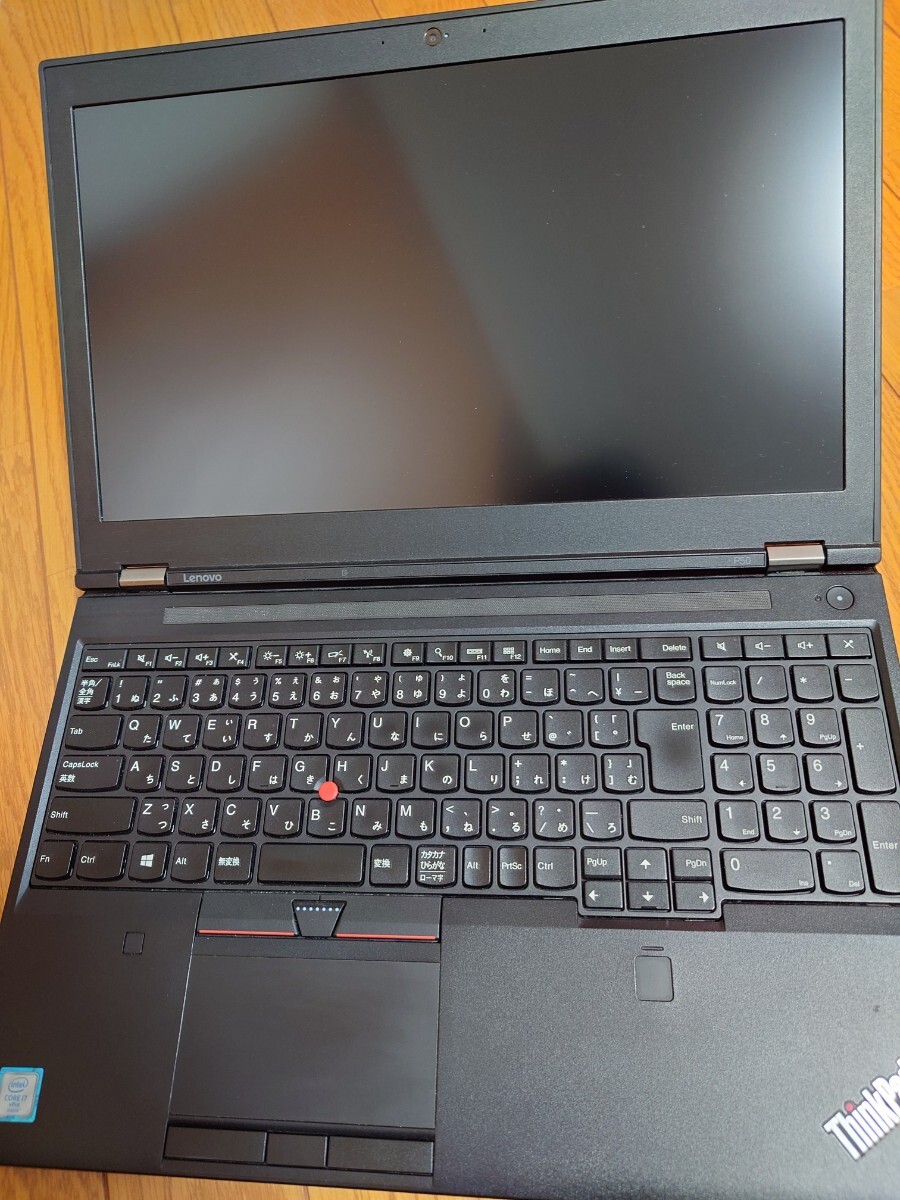Lenovo ThinkPad P50 動作品 送料無料 ワークステーション win10 i7-6820HQ SSD256GB メモリ16GB Quadro M2000M の画像5