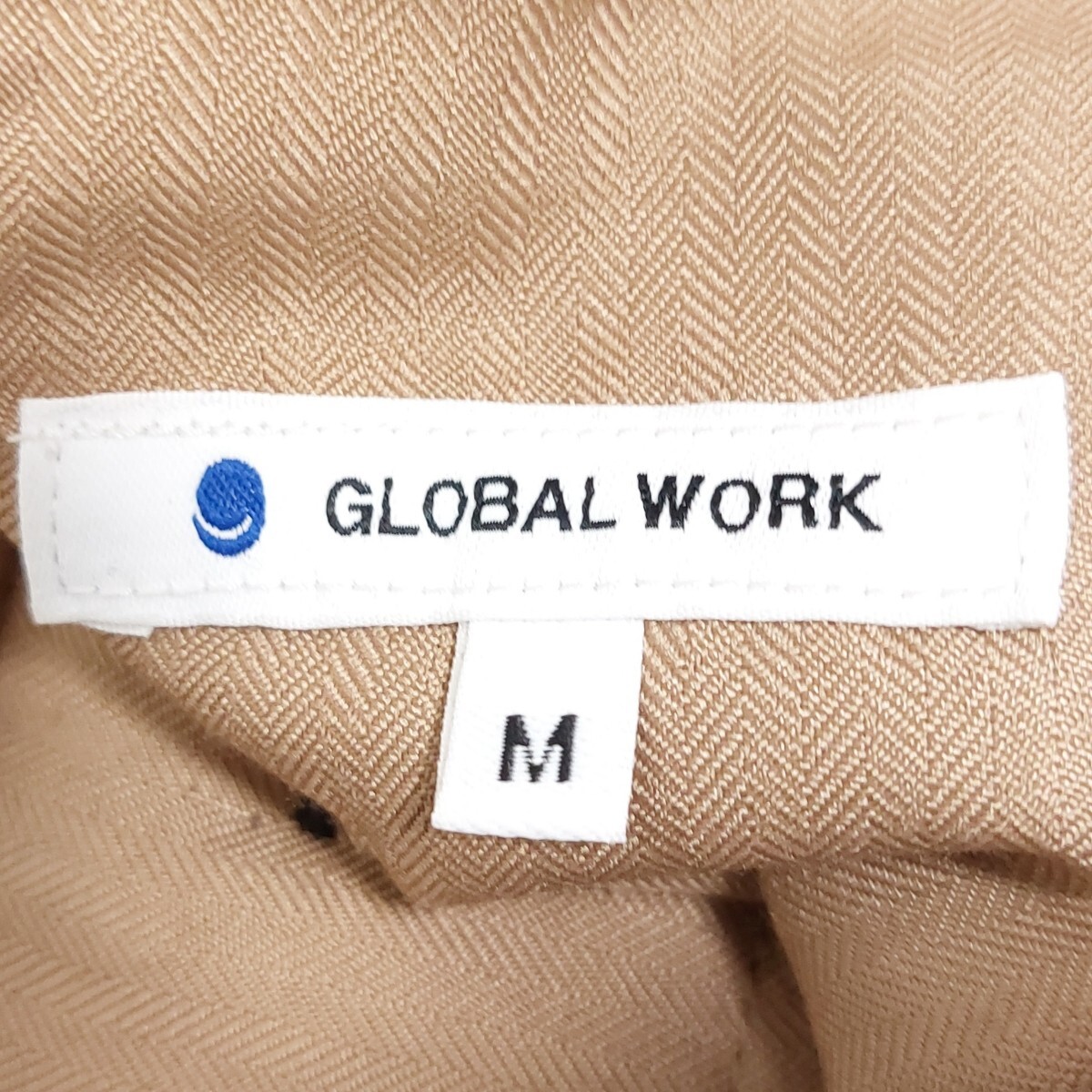 【GLOBAL WORK】グローバルウォーク イージーパンツ ブラウン系 タグ無し カジュアル アメカジ 古着 リラックス メンズ サイズM /Y7901LL_画像9