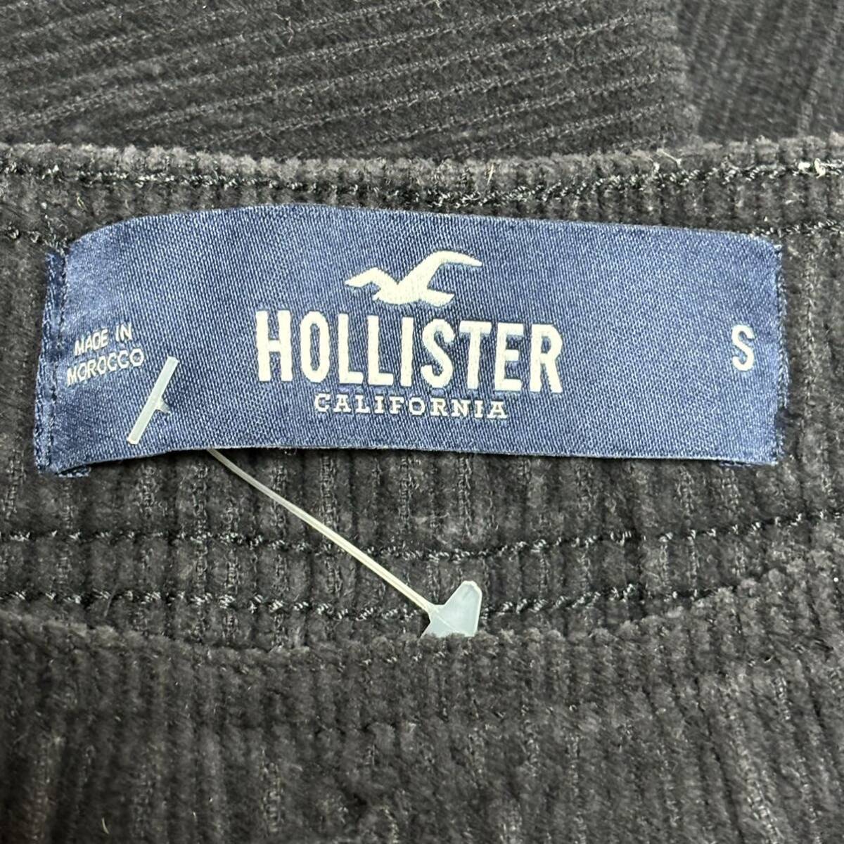 【HOLLISTER】ホリスター ショートパンツ ブラック 黒 コーデュロイ ウエストゴム ポケット ABERCROMBIE&FITCH メンズ サイズS/Y8581SS_画像8