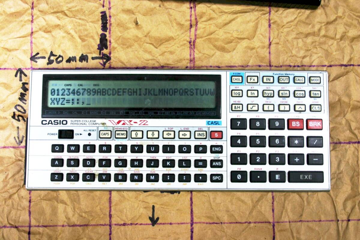 CASIO SUPER COLLEGE PERSONAL COMPUTER VX-2 ポケットコンピュータ 中古の画像1