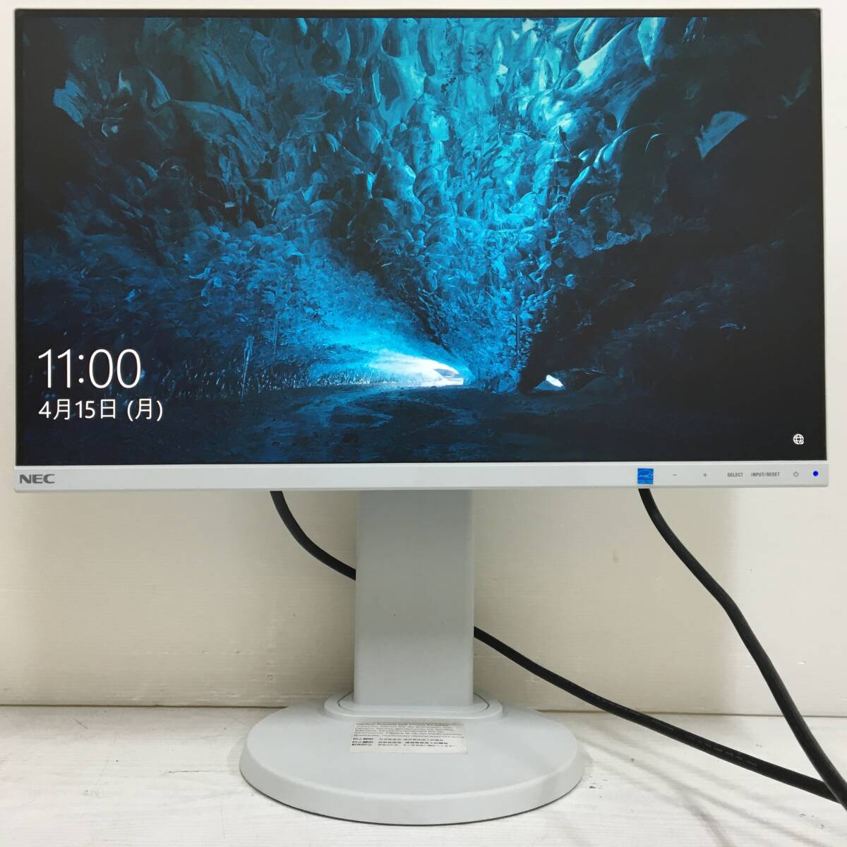 ☆【良品】NEC MultiSync LCD-E221N ワイド液晶モニター 21.5インチ フルHD（1920x1080）D-Sub/HDMI/DisplayPort 動作品_画像2