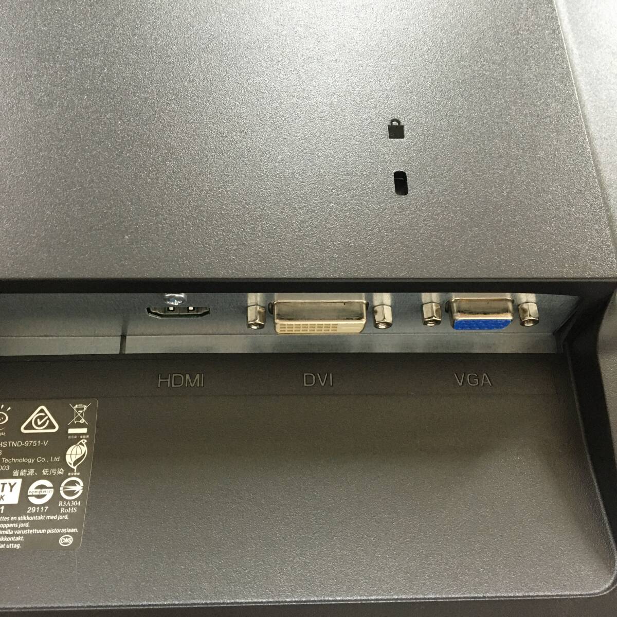 ☆【美品】HP N246v ワイド液晶モニター 23.8インチ フルHD（1920x1080）DVI/D-Sub/HDMI 動作品の画像7