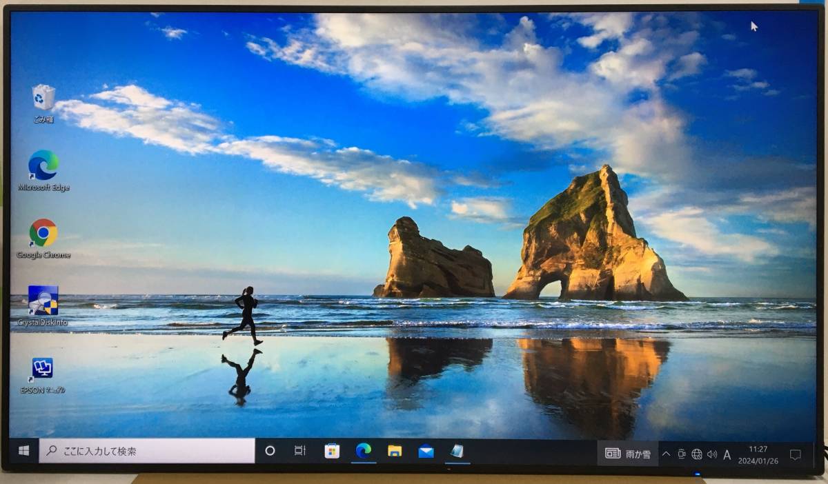 ☆【美品 65インチ】NEC MultiSync LCD-V654Q ワイド液晶モニター 65インチ 4K（3840x2160）HDMIx3/USBx1/DisplayPortx2 動作品_画像1