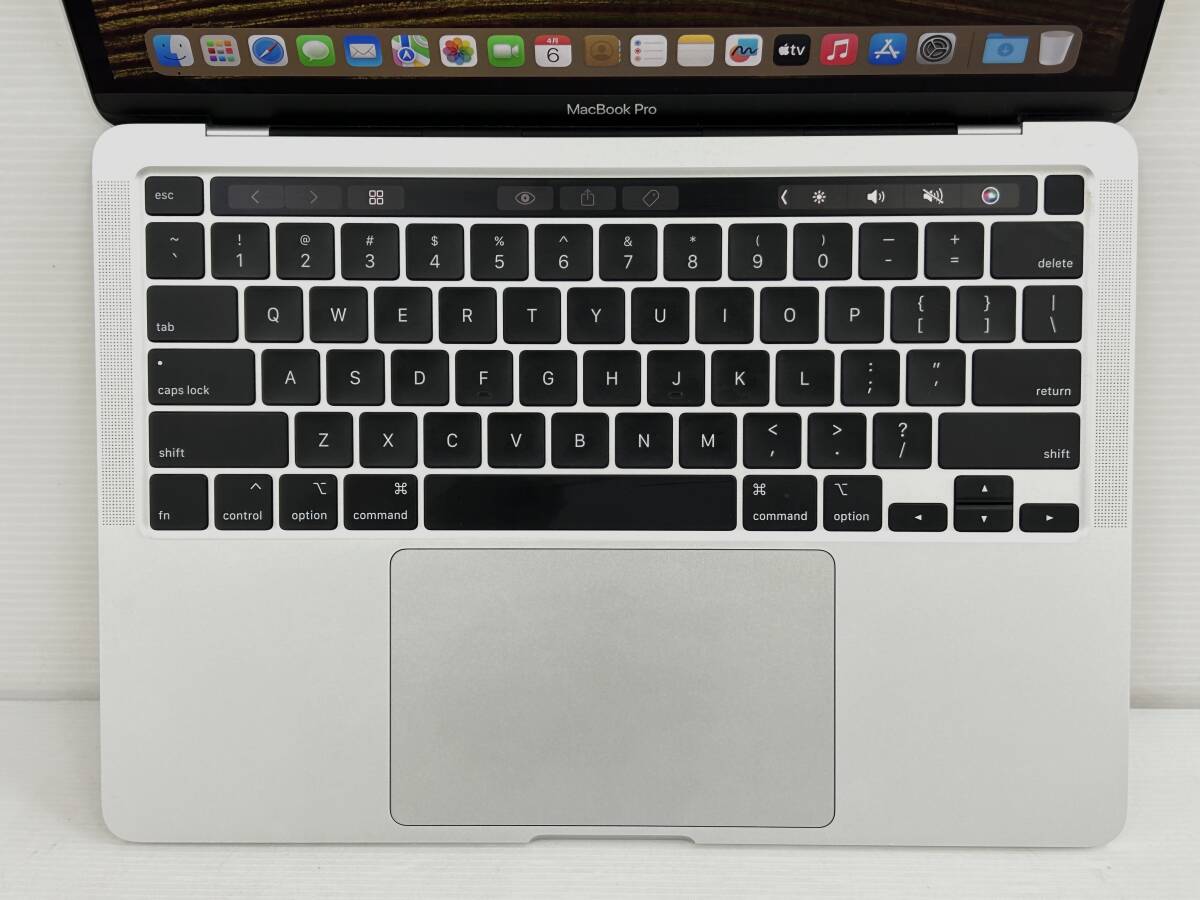 【美品☆充放電数51回】Apple MacBook Pro(13-inch,2020) A2251 Core i7(1068NG7)/2.3GHz RAM:32GB/SSD:1TB 13.3インチ AC付 Sonoma 動作品の画像6