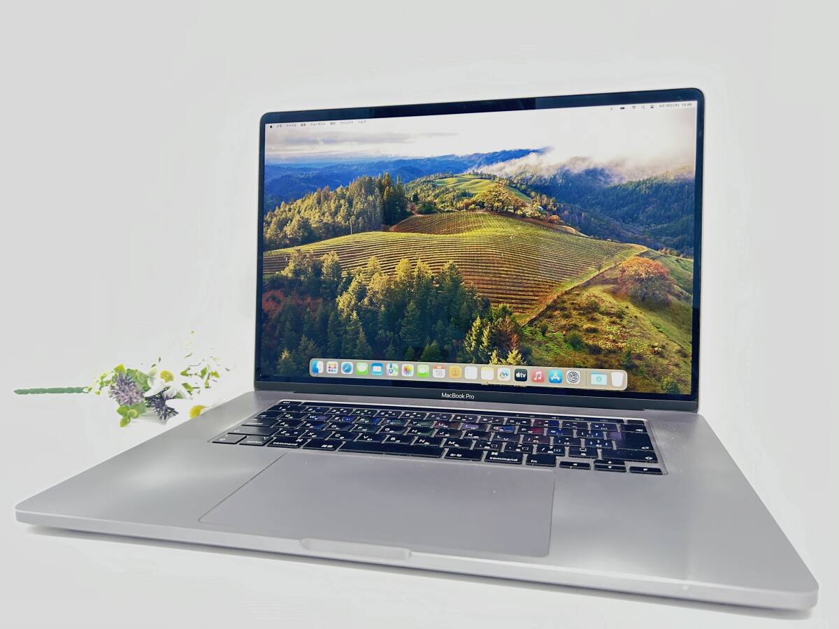 【16インチ Core i9】Apple MacBook Pro(16-inch,2019) A2141 Core i9(9880H)/2.3GHz RAM:16GB/SSD:1TB space gray Sonoma 動作品※難ありの画像1